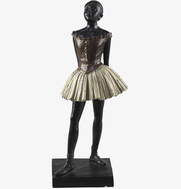 Ballerina Mocca från Chic Antique, elegant skulptur på bas