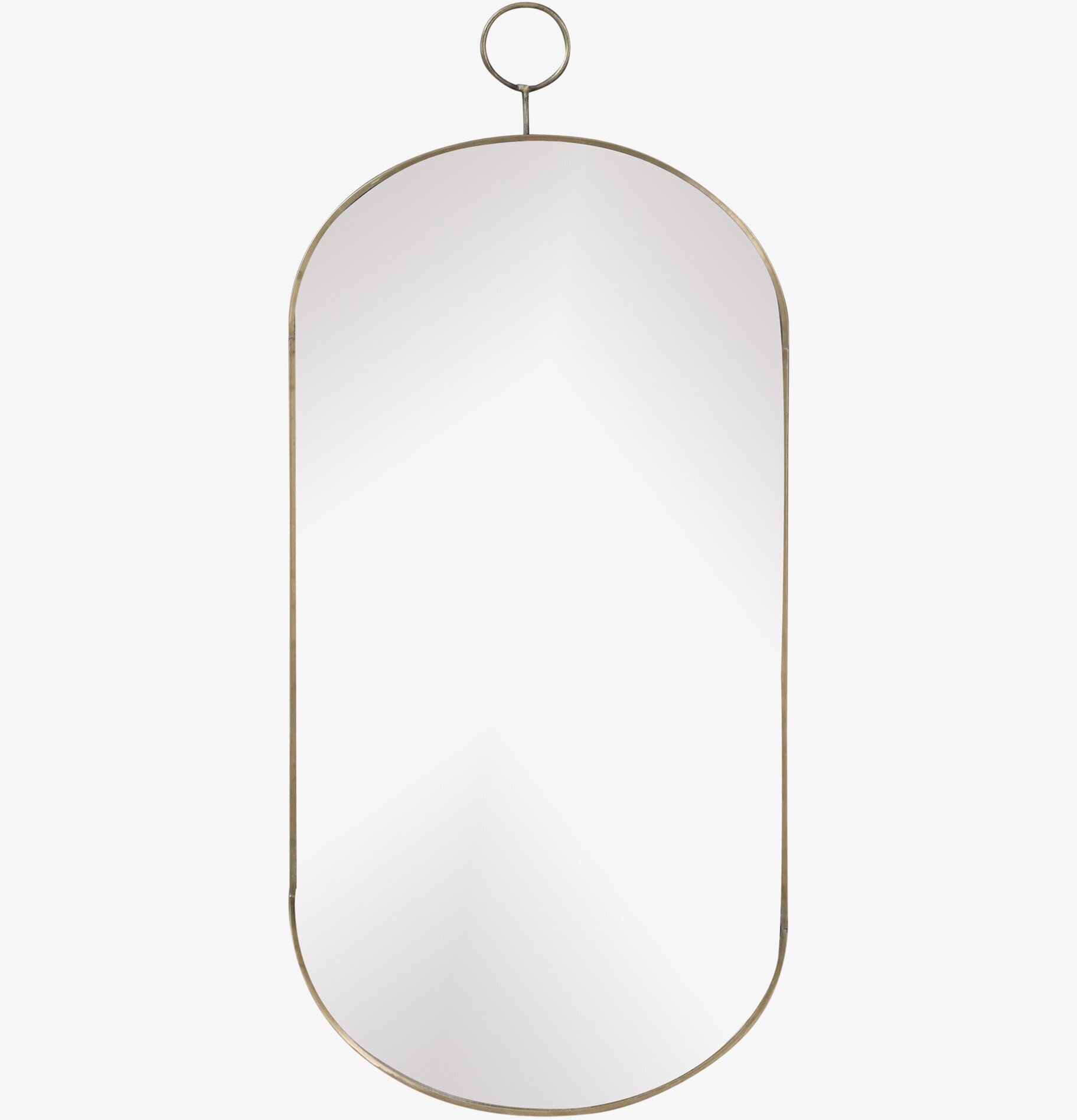 Spegel Antik Mässing Stor från Chic Antique, elegant design