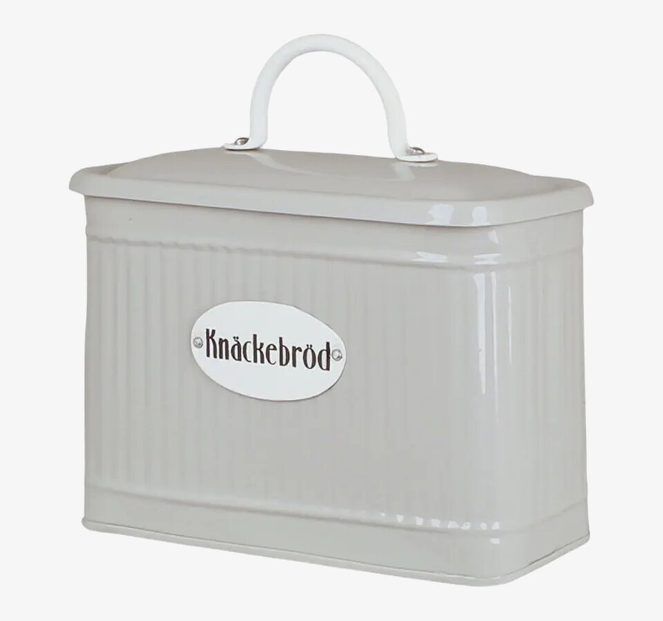 Plåtburk Hugo Knäckebröd Beige från Strömshaga i kök