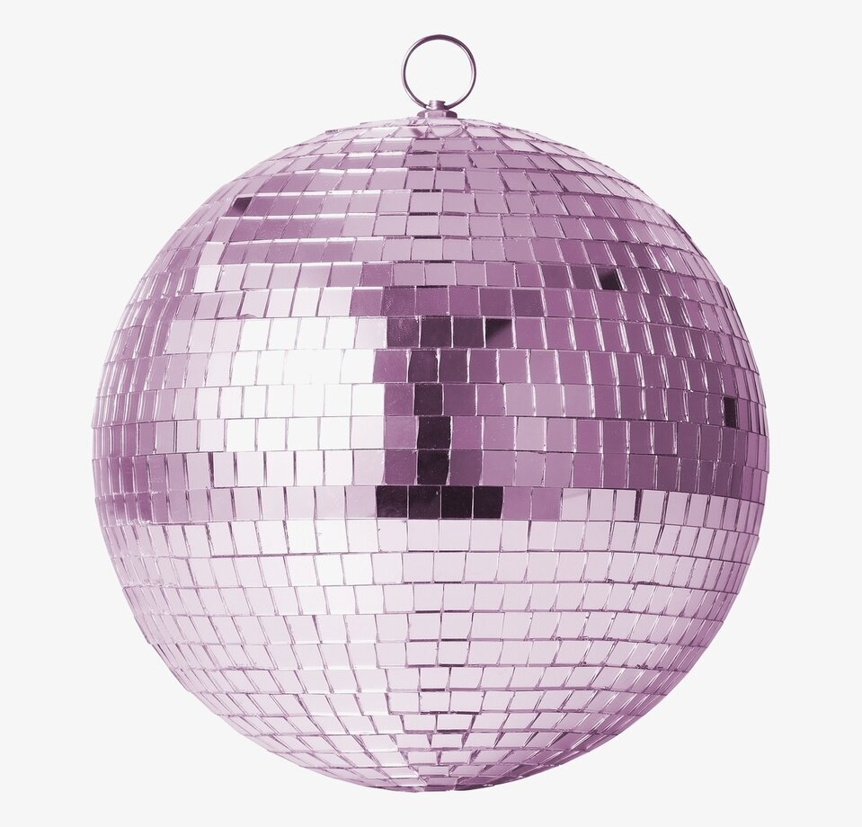 Discokula Ljusrosa Large från Rice mot neutral bakgrund