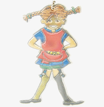 Bild av en lekfull reflex med Pippi Långstrump-design