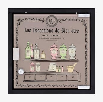 Bild av stilrent och funktionellt retro medicinskåp