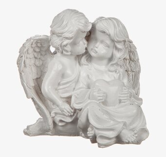 Bild av detaljerad ängeldekoration med två figurer