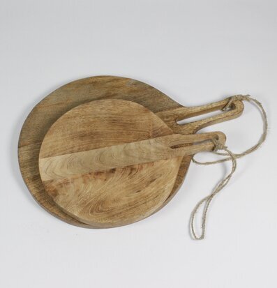 Foto av eleganta serveringsbrädor med naturlig skönhet