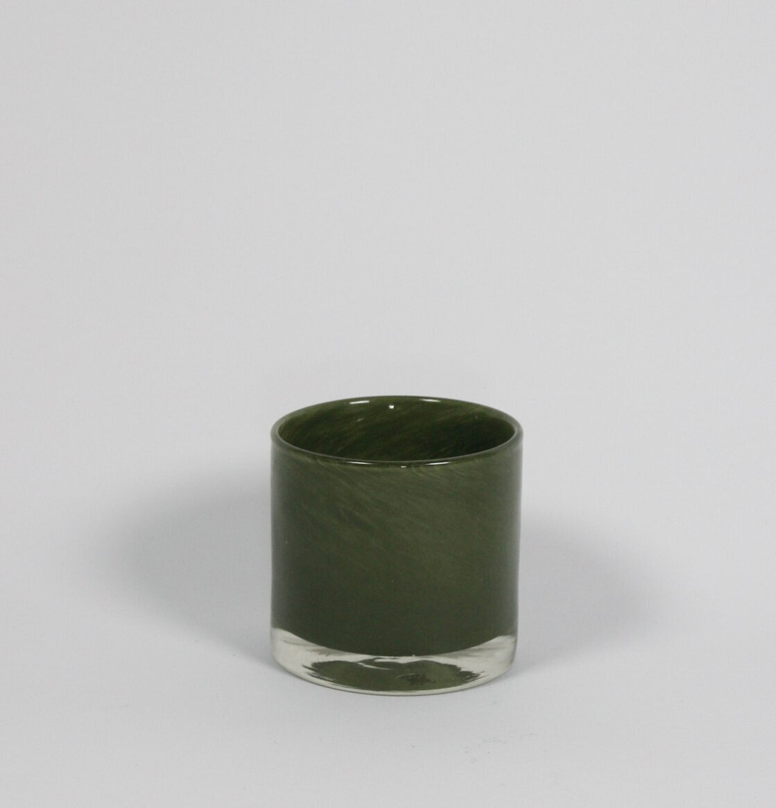 Ljuslykta Nilla Skog 10cm från Olsson & Jensen i grönt glas