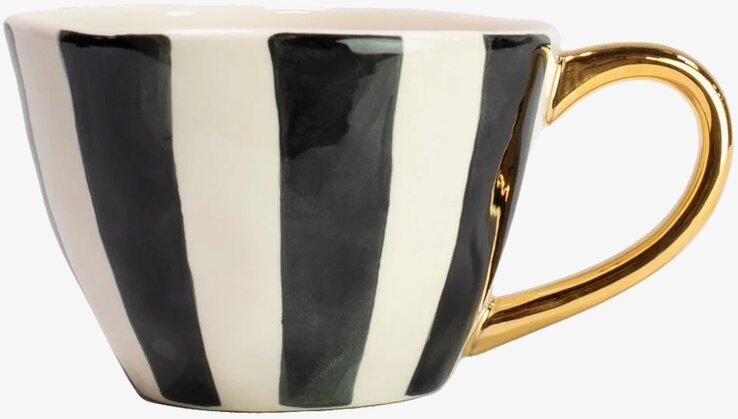 Doris Kopp Svart/Vit från Olsson & Jensen, elegant mugg