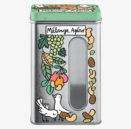 Plåtburk Nötter/Torkad Frukt från Derriére la porte