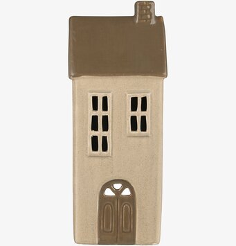 Bild av elegant ljuslykta i keramik för hemtrevnad