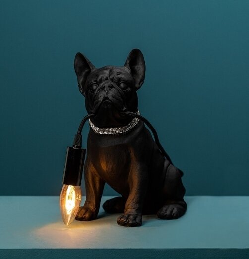 Bordslampa Francis från Werner Voss, sittande bulldogg