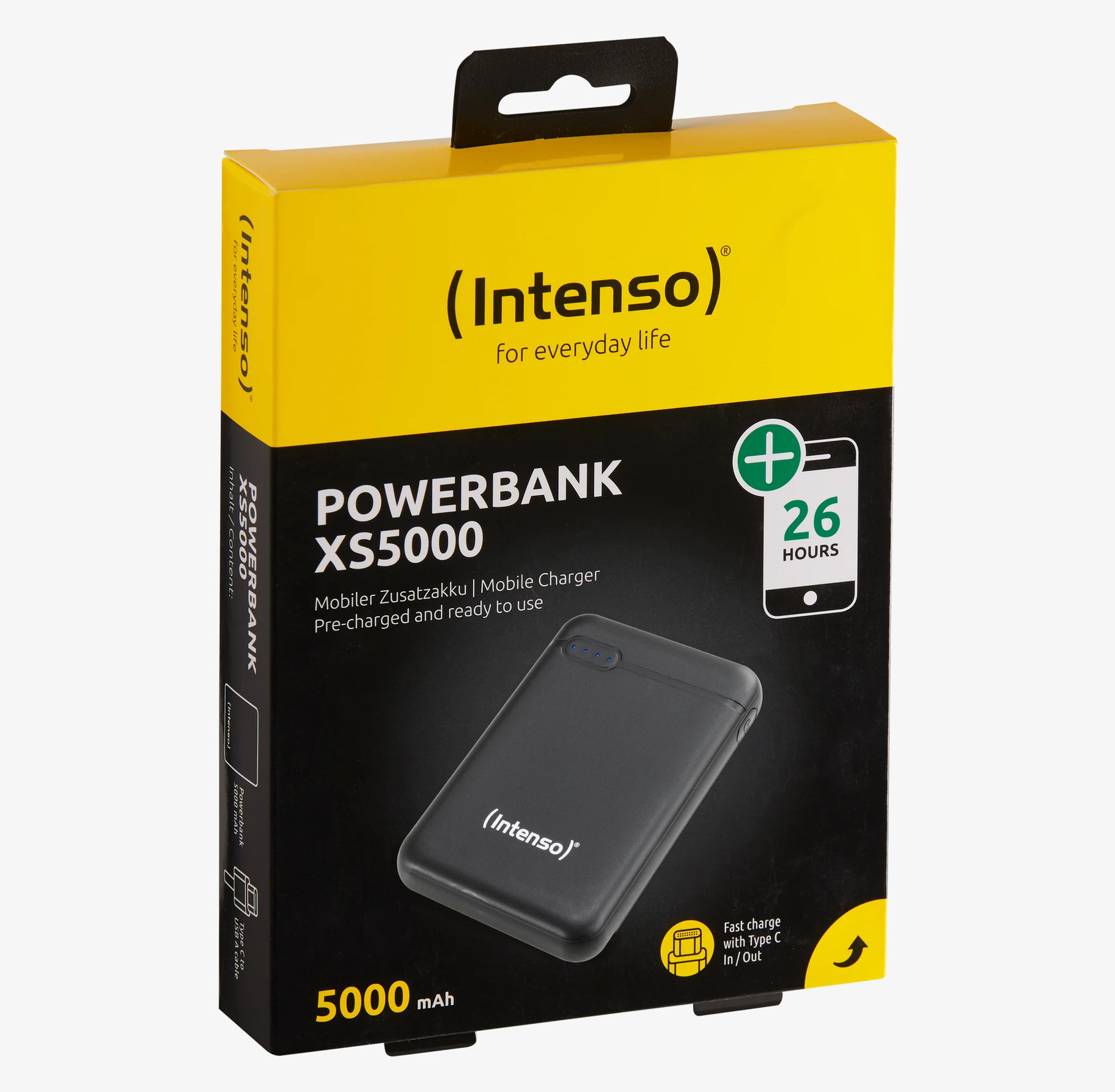 Powerbank USB från Happy Lights i färgglad förpackning