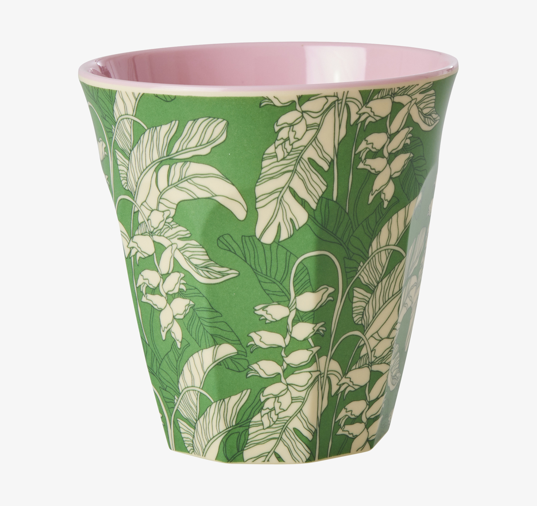 Bild av livfull mugg med exotiskt mönster och färger