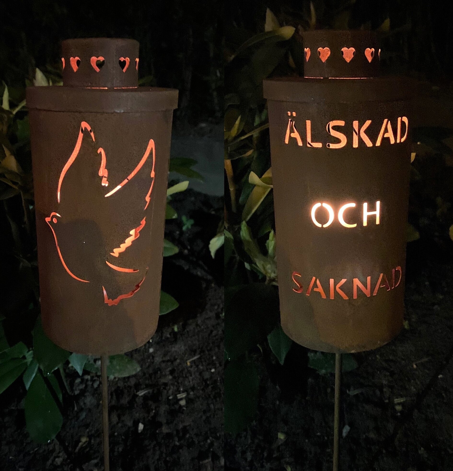 Gravlykta Duva/Älskad Och Saknad från Lind Decoration