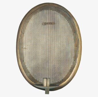 Bild av elegant väggljusstake med hålmönsterdesign