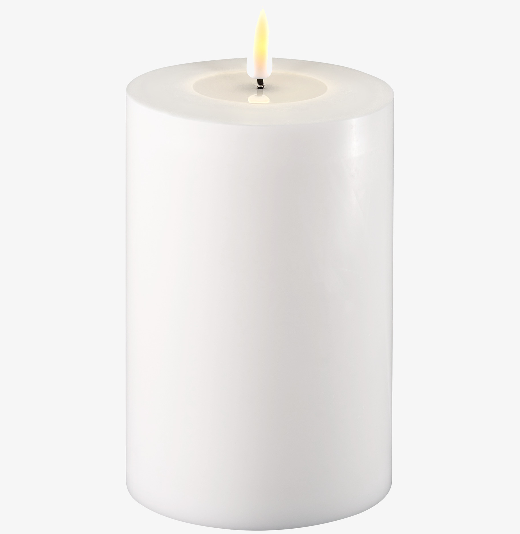 Blockljus LED Vit 10x15cm från Deluxe Homeart i fokus