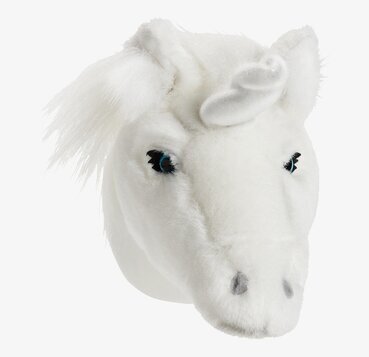 Djurhuvud Enhörning Mini från Brigbys med glittrande horn