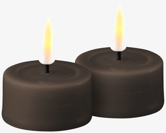 Bild av LED-värmeljus med naturligt flimrande låga