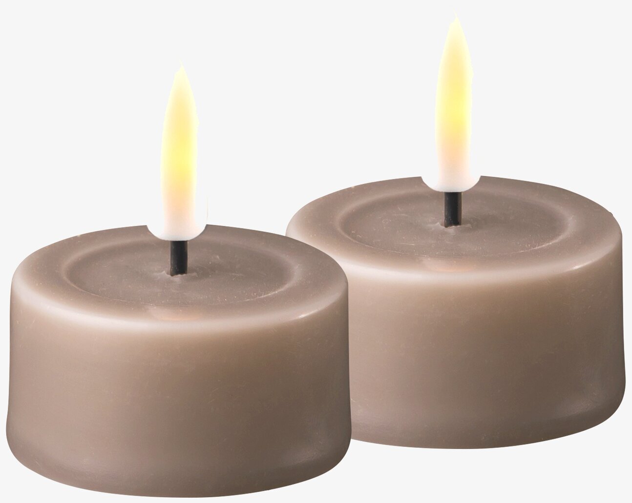 Värmeljus LED Rose 2-Pack från Deluxe Homeart i rosfärg