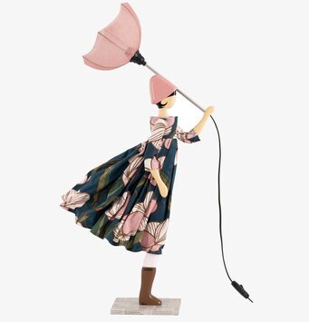 Bild av unik bordslampa med konstnärlig design