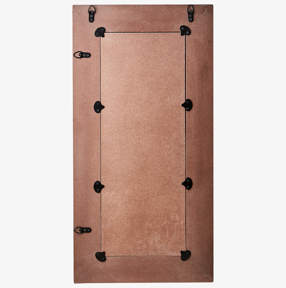 Carve Spegel Brun från Affari med robust träram och fästen