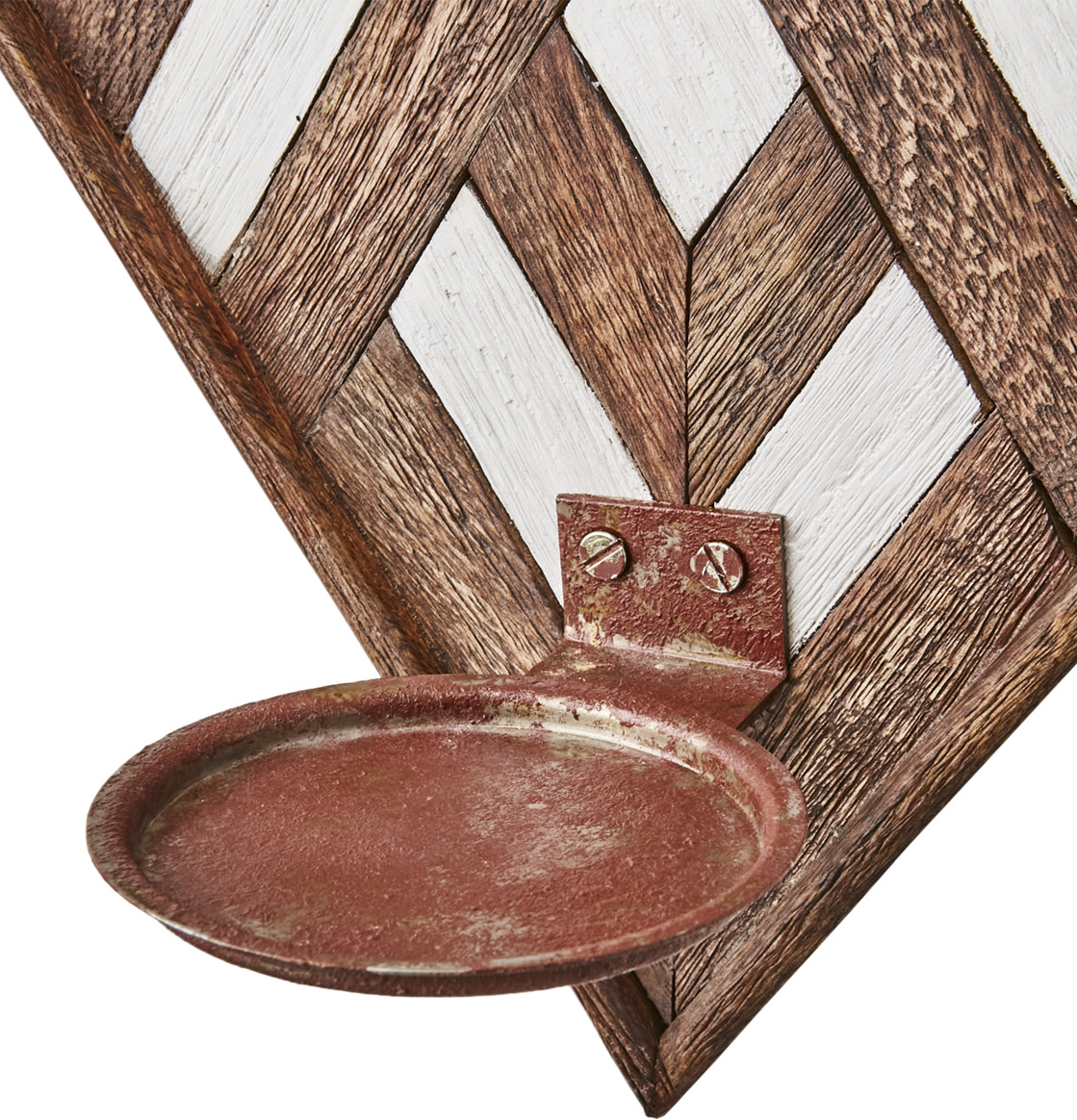 Väggljushållare Vector Brun/Vit 30x45cm från Affari