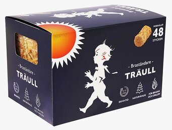 Bild av detaljrik förpackning med braständare