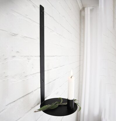 Bild av stilren väggljusstake i nordisk minimalism