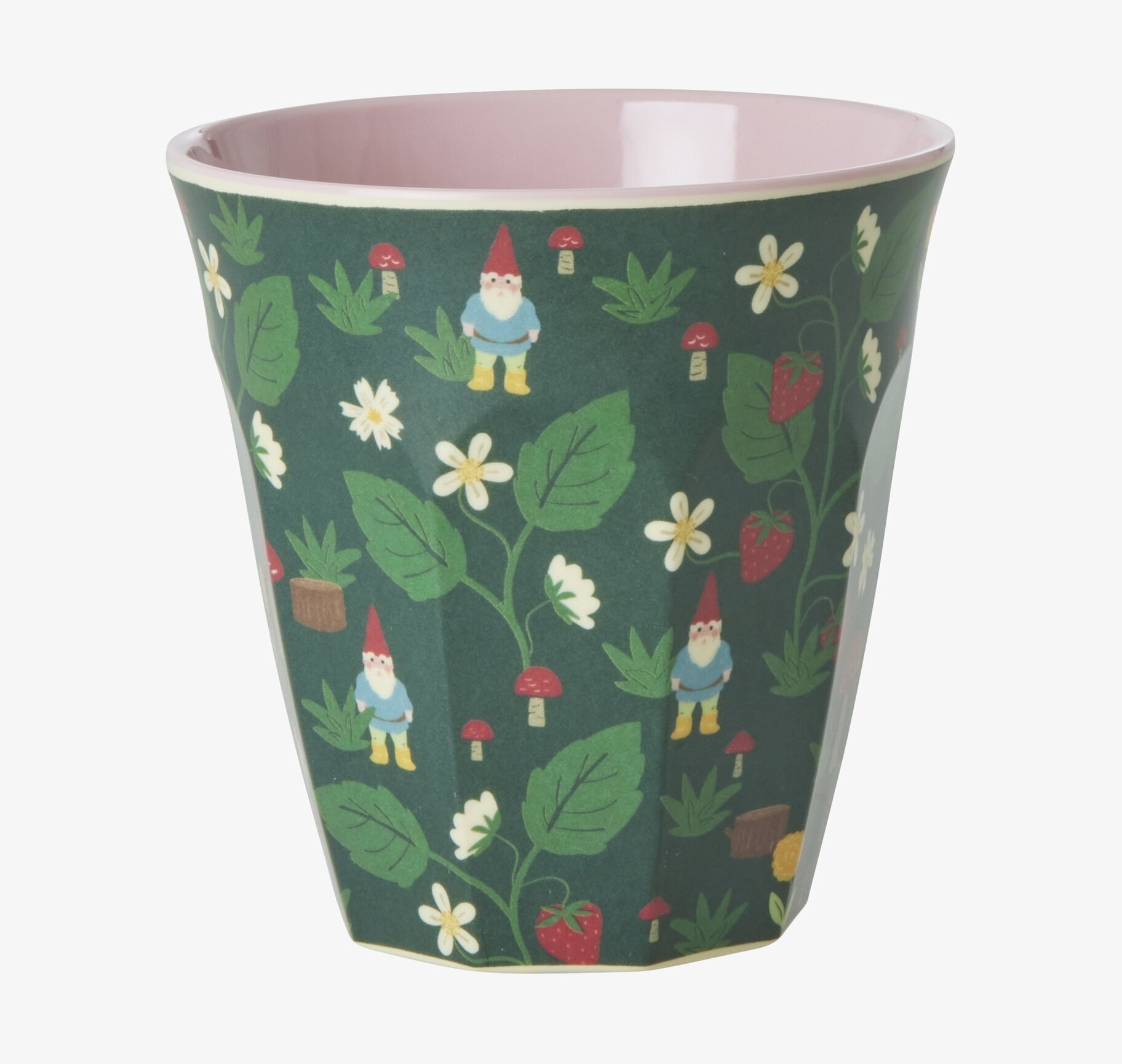 Melaminmugg Forest Gnome Print från Rice med skogstema