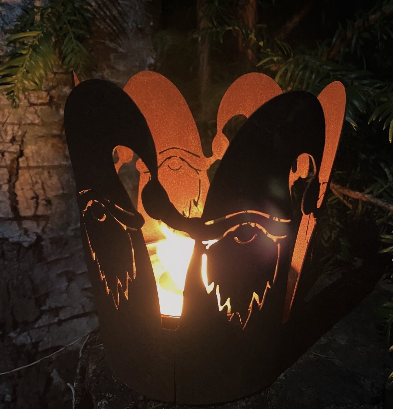 Marschallhållare/Ljuslykta Tomtenissar från Lind Decoration