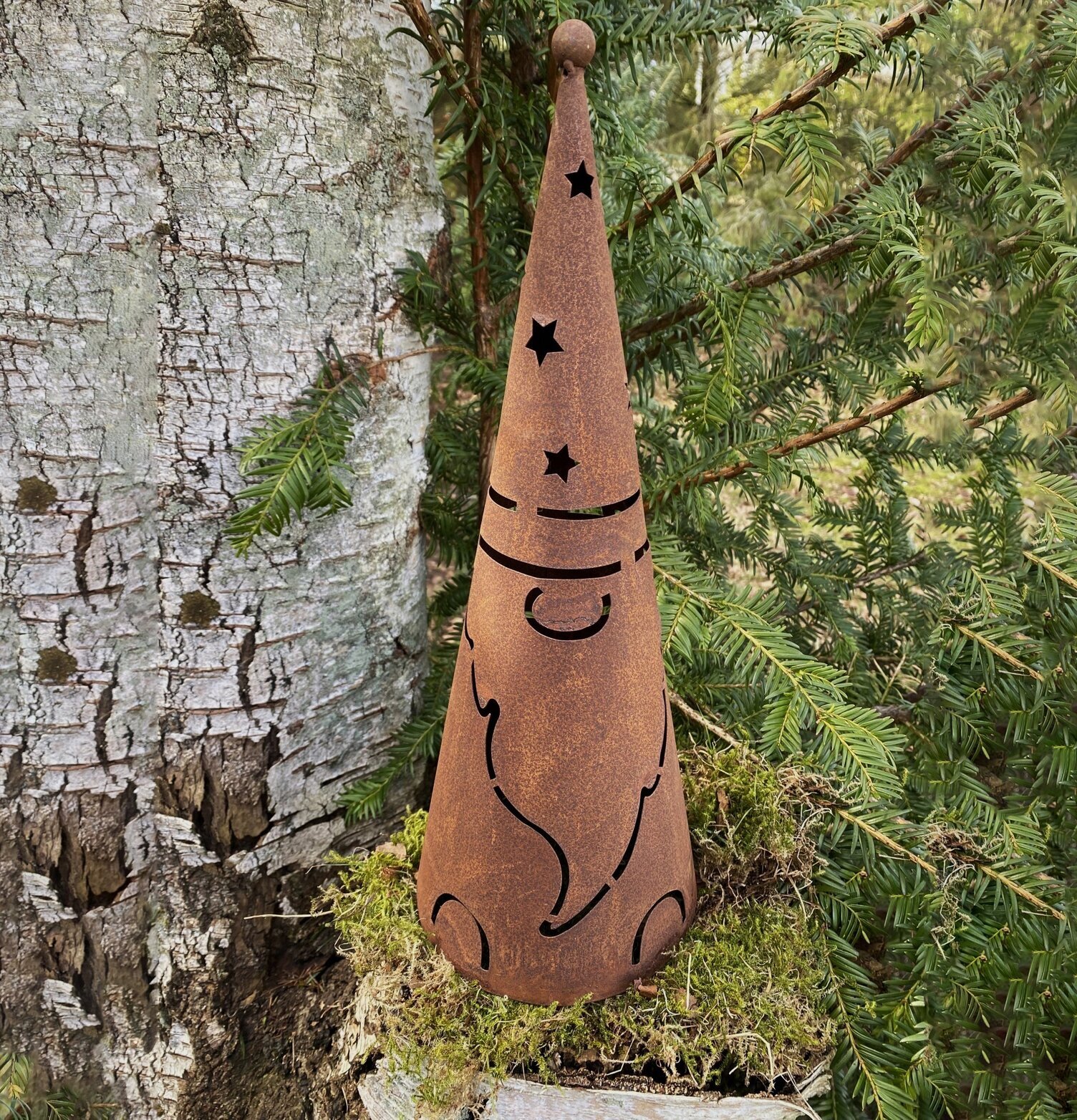 Tomte Kon Marschallhållare/Lykta från Lind Decoration