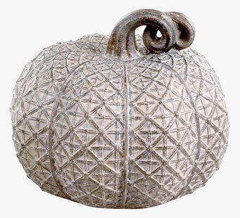 Bild av dekorativ pumpa med geometriskt mönster