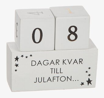 Bild av stilren julkalender med roterbara kuber