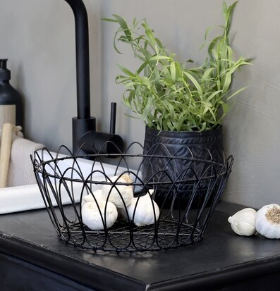 Bild av stilrent kök med moderna och rustika element