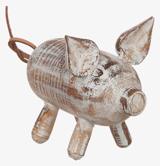 Gris Trä från Different Design - handgjord träfigur av en gris