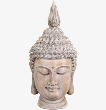 Bild av dekorativt Buddha-huvud för inomhusinredning