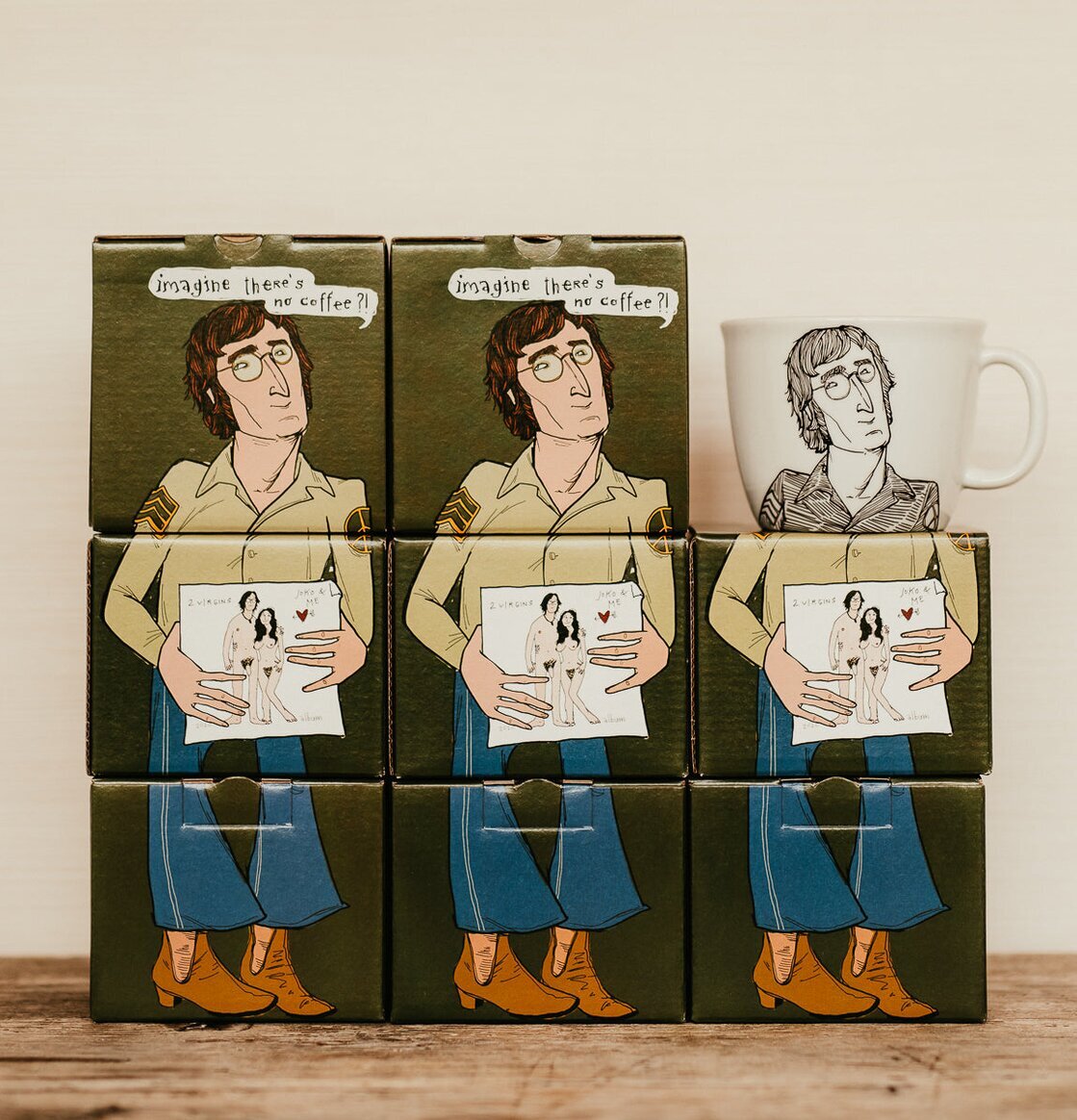 Porslinsmugg John - Imagine There's No Coffee?! från PolonaPolona