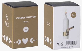 Bild av stilren ljussläckare i harmonisk förpackning