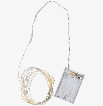 Foto av elegant och flexibel ljusslinga med LED-lampor