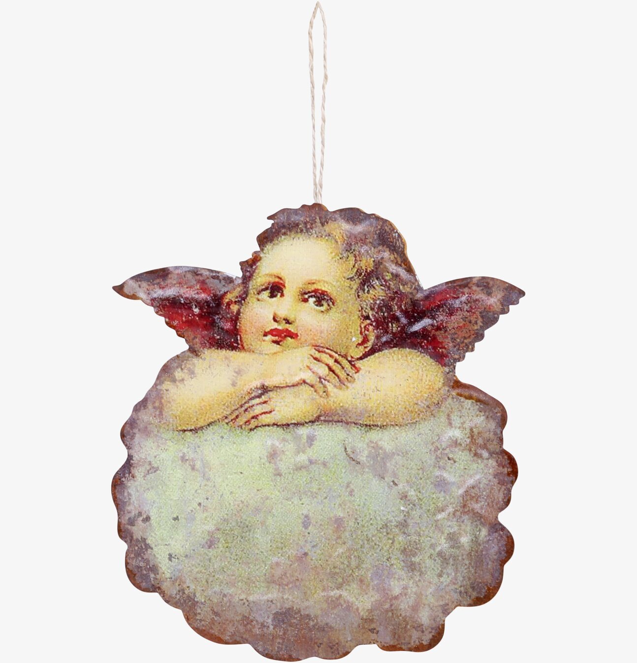 Plåtskylt Angel Vintage från Chic Antique med ängelmotiv