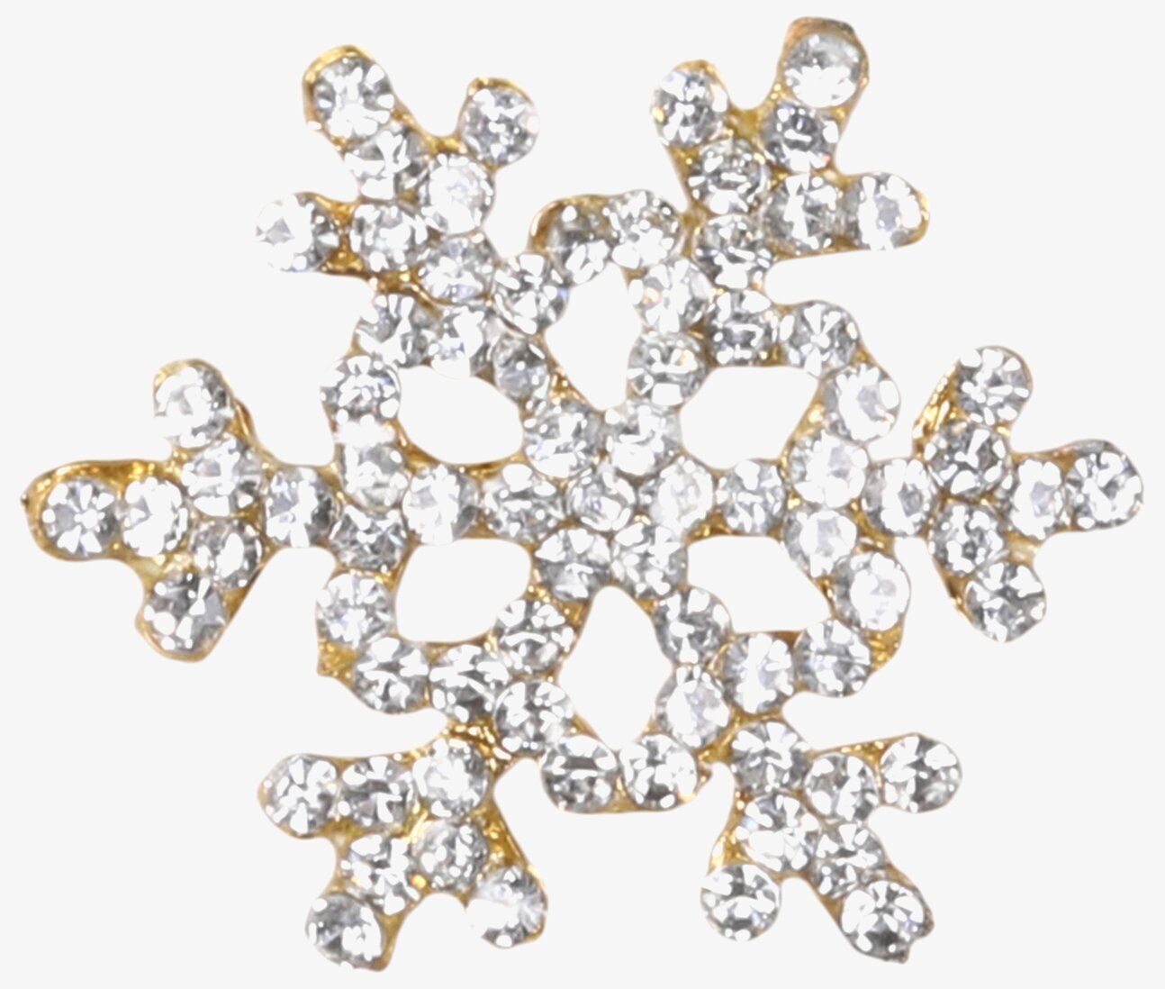 Dekorationsnål Snöflinga Med Strass från Chic Antique