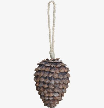 Bild av dekorativt hänge med naturlig kotte-design