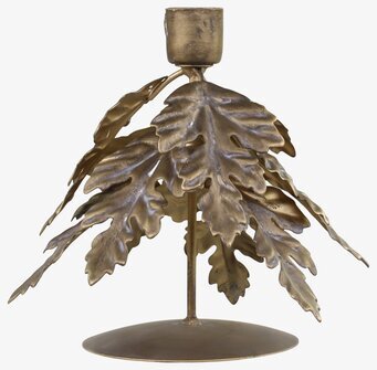 Foto av dekorativ ljusstake i antik mässingsfinish