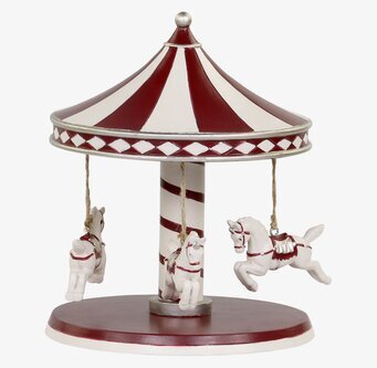 Bild av charmig vintage karusell med antik design