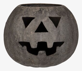 Bild av stämningsfull pumpaformad marschallhållare