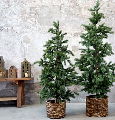 Bild av charmig inomhusmiljö med juldekorationer