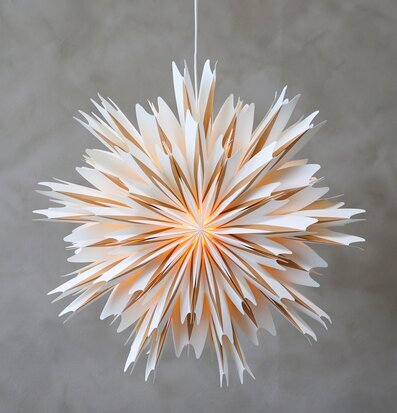 Bild av adventsstjärna med vintage och modern design