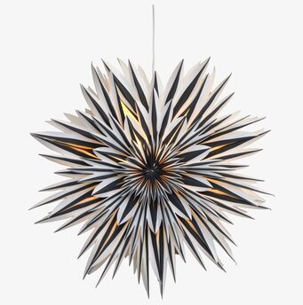 Bild av adventsstjärna med dramatisk utformning