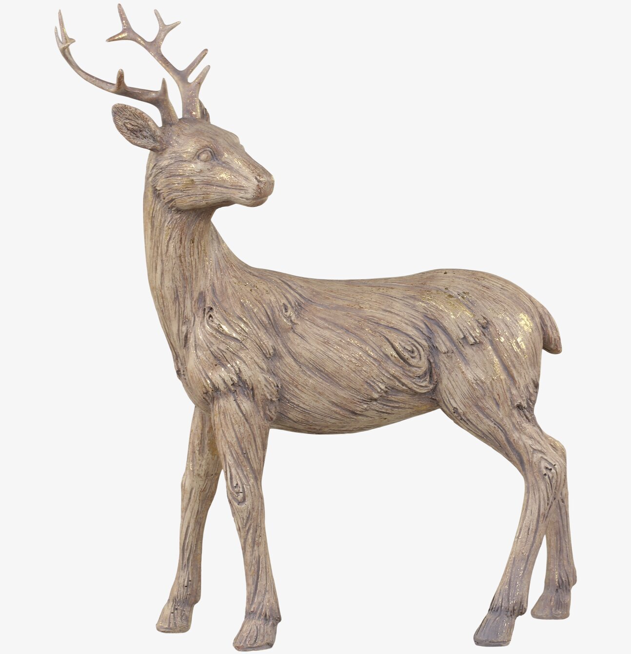 Hjort Natur/Guld från Chic Antique, naturfärgad med guld