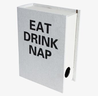 Bild av stilren och funktionell vinbox i beige nyans