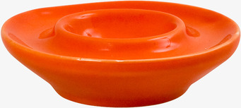 Bild av färgglad keramisk äggkopp för stilfull frukost