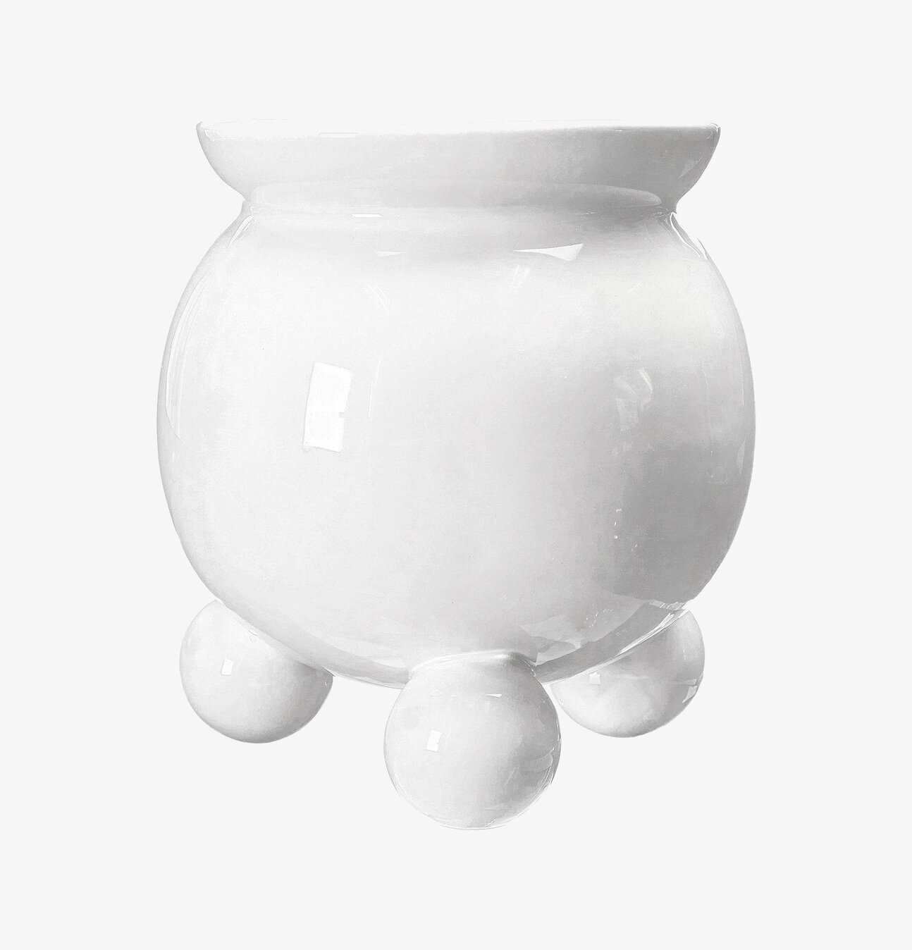 Anya Kruka Vit Medium från Wikholm Form på vit bakgrund